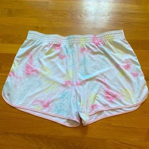 Zelos women’s tie-dye athletic shorts